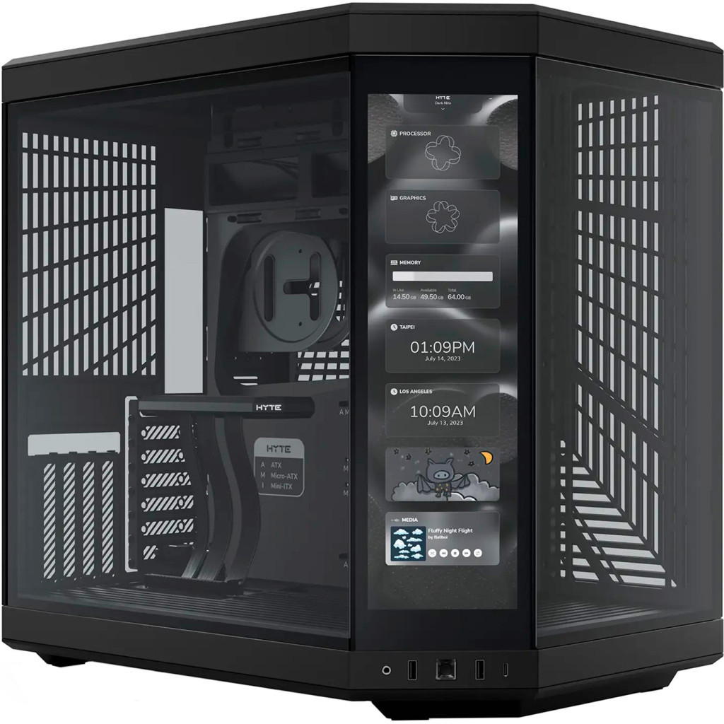 Корпус Hyte Y70 TOUCH Black (CS-HYTE-Y70-B-L) - зображення 1