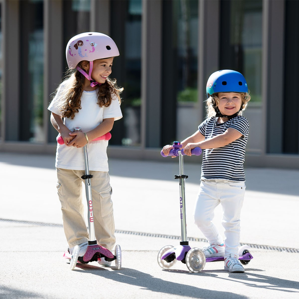 Самокат Micro Mini Deluxe Fairy Glitter LED Рожевий (MMD208) - зображення 9