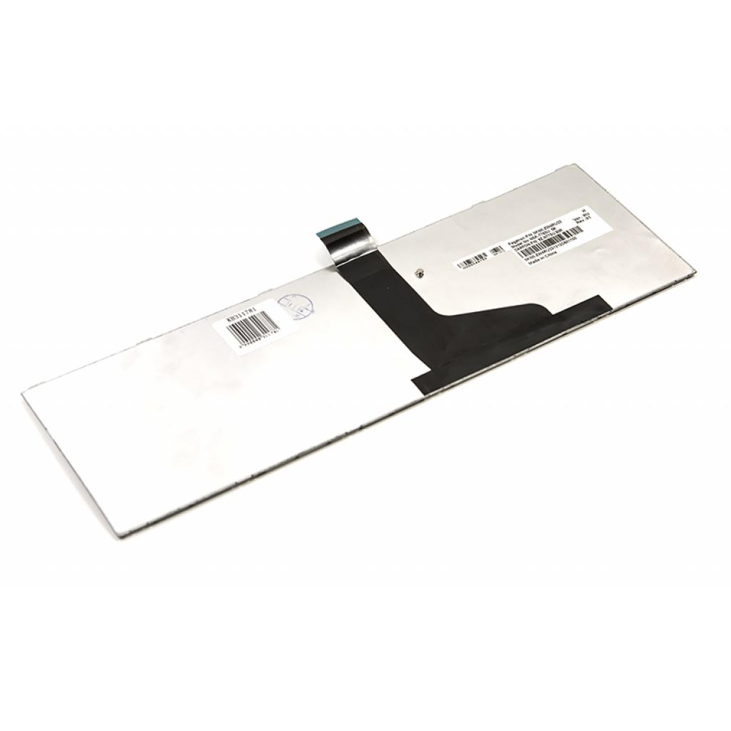 Клавіатура ноутбука PowerPlant TOSHIBA Satellite C850, C870 біла, біла рамка (KB311781) - зображення 2