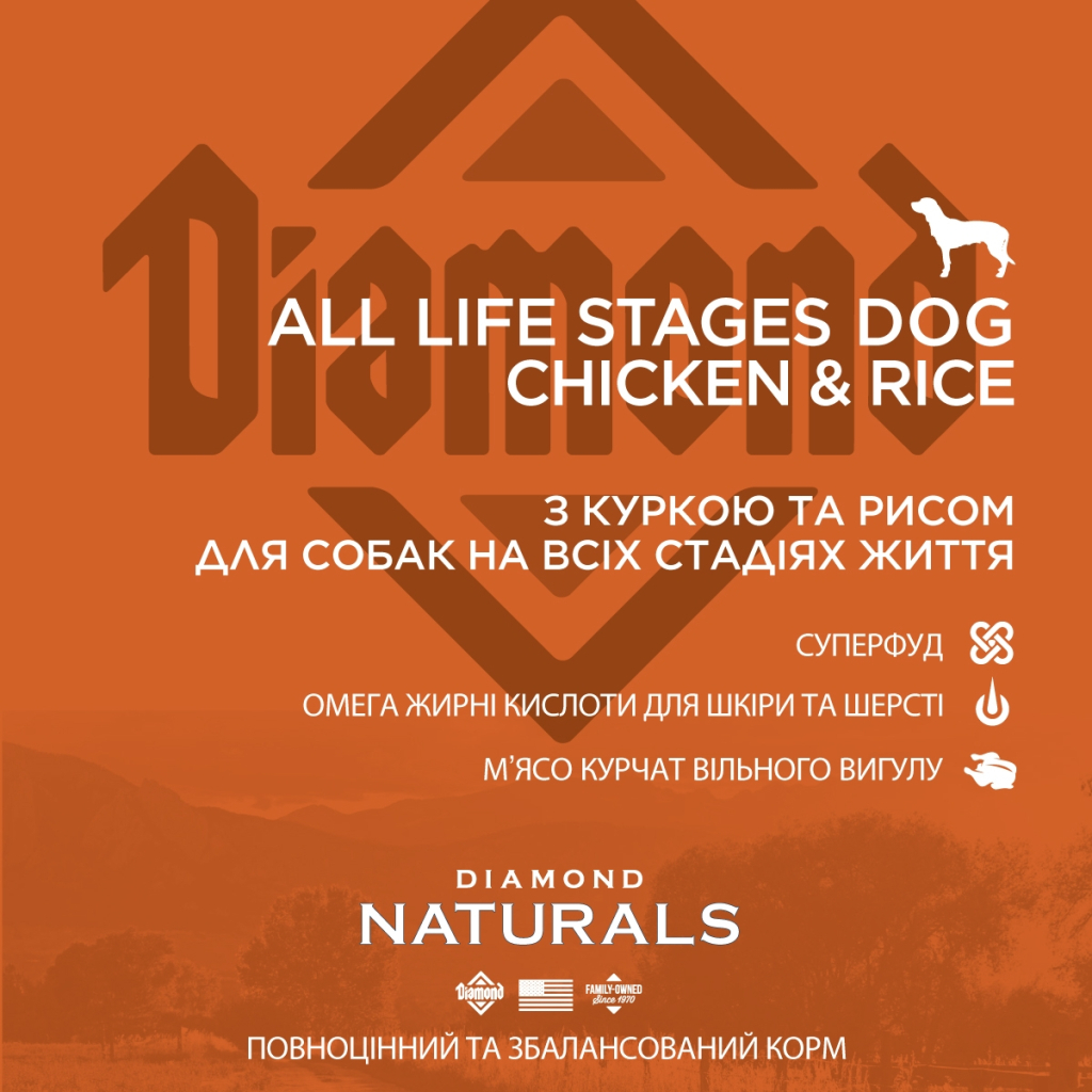 Сухий корм для собак Diamond Naturals All Life Stages Dog Chicken&Rice 2 кг (0074198615179) - зображення 5