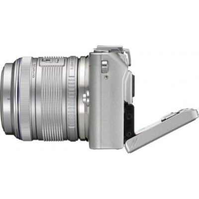 Цифровий фотоапарат Olympus E-PL5 DZK 14-42 mm + 40-150 mm silver (V205042SE020) - зображення 6