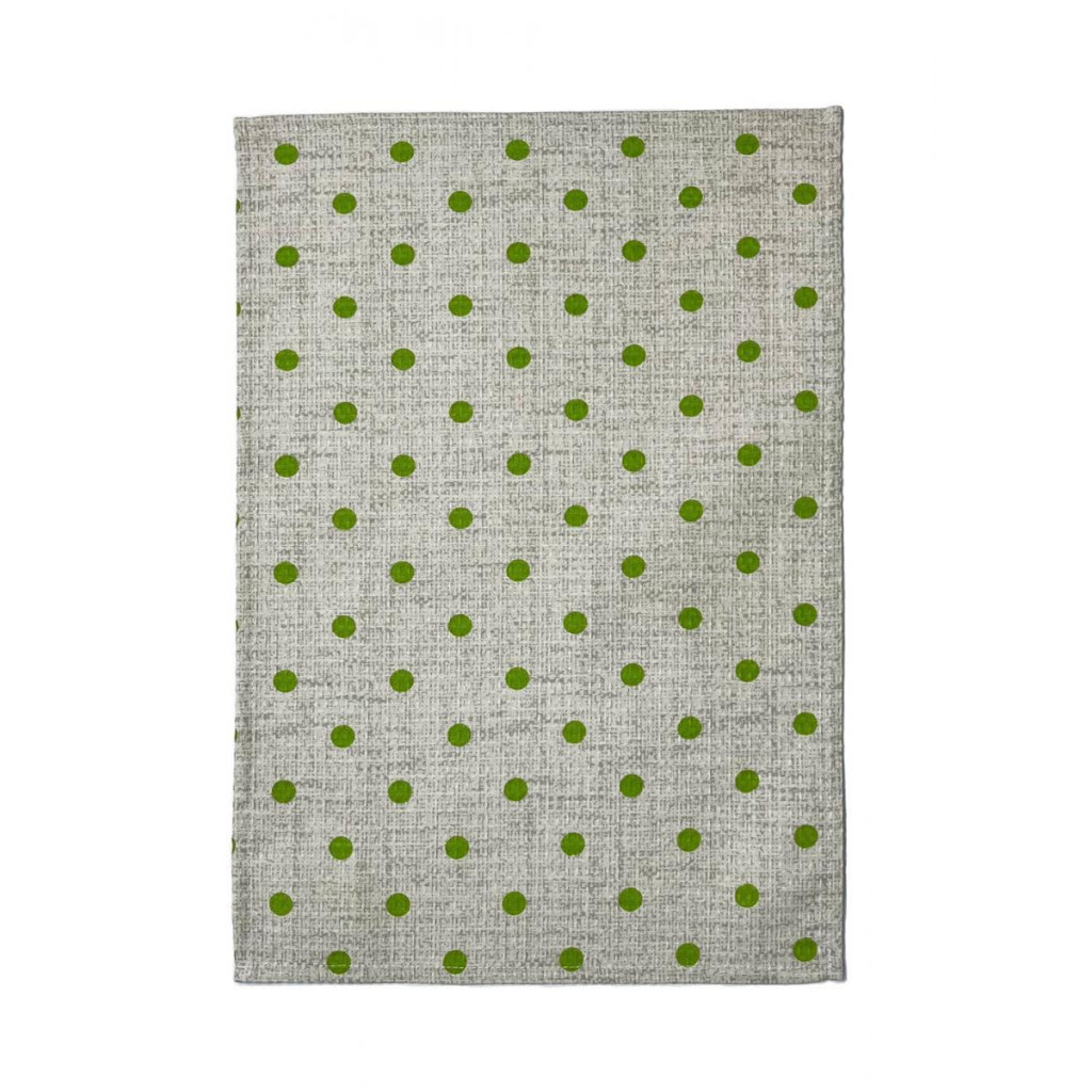 Рушник Прованс вафельний Горошок 34х50 см (4823093452565) - изображение 1