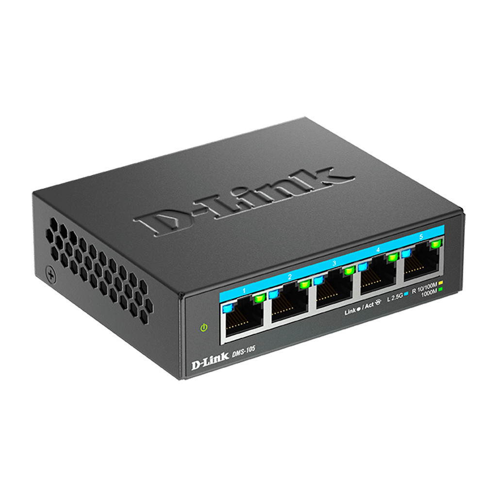 Комутатор мережевий D-Link DMS-105/E - зображення 2