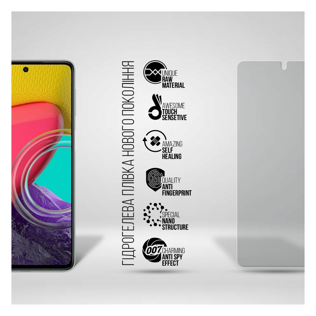 Плівка захисна Armorstandart Anti-spy Samsung M53 (M536) (ARM69758) - зображення 2