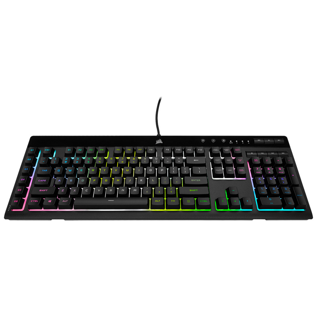 Клавіатура Corsair K55 RGB Pro XT USB UA Black (CH-9226715-RU) - зображення 10