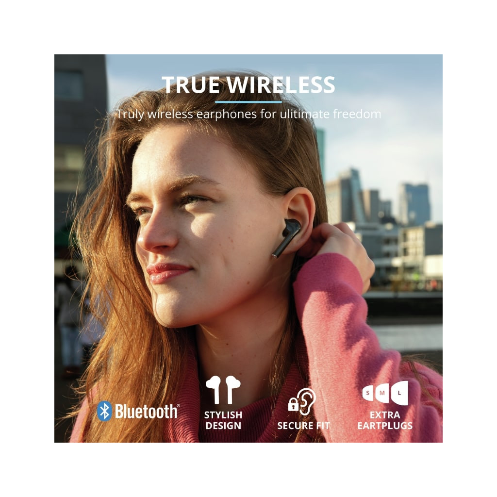 Навушники Trust Nika Touch True Wireless Black (23554) - зображення 12