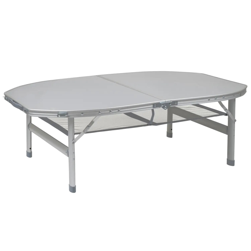 Туристичний стіл Bo-Camp Premium Oval 120x80 cm Grey (1404420) - зображення 2