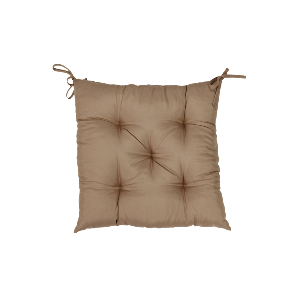 Подушка на стілець Прованс Фібра коричнева 40х40 см (029613) - зображення 1