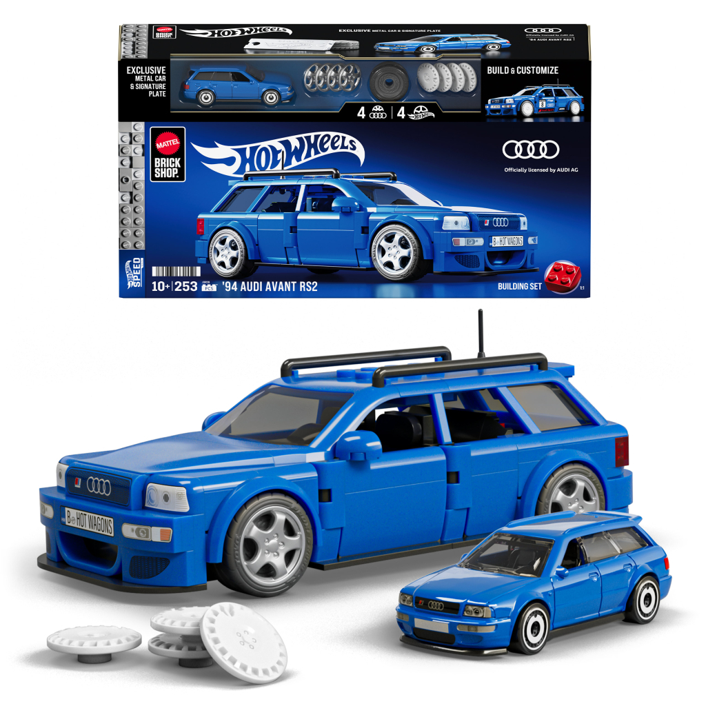 Машина Hot Wheels Brick Shop Speed Audi Avant RS2 (JGR28) - зображення 1