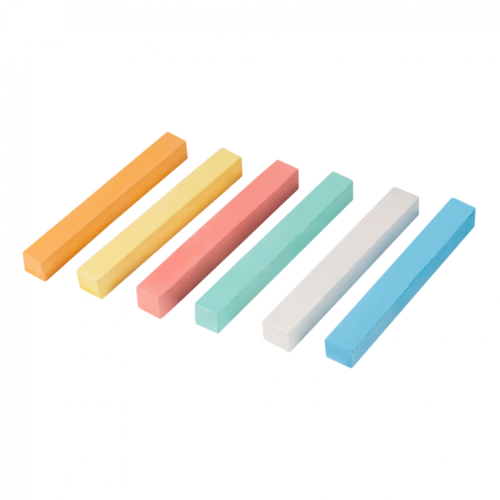 Крейда Yes кольорова квадратна 12 шт 6 кол Pusheen (400487) - изображение 2