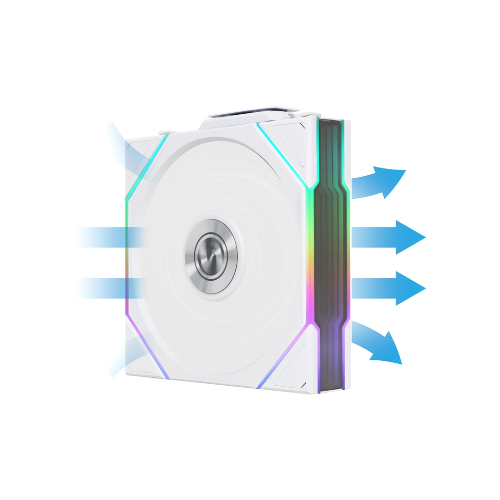 Кулер до корпусу Lian Li Uni Fan TL WIRELESS 120-3, White (G99.12TL1W3W.00) - зображення 9