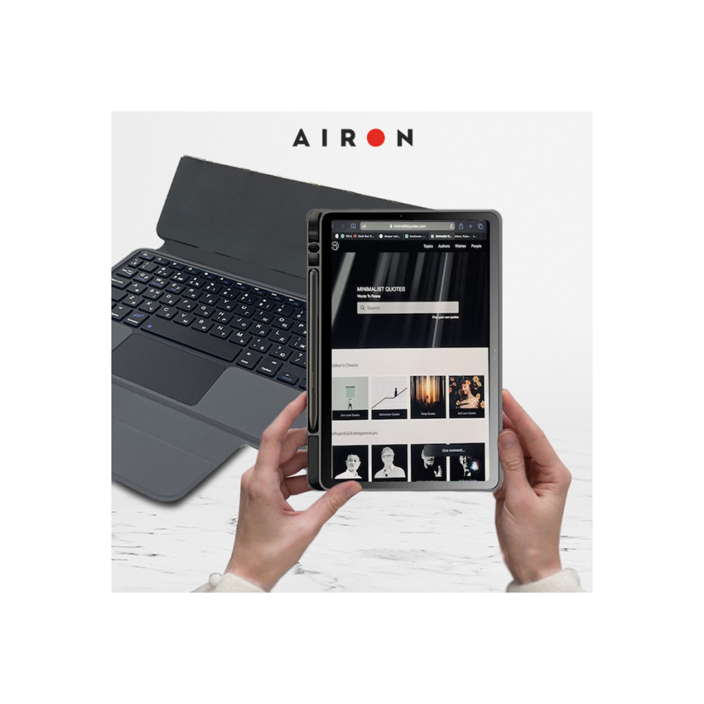 Чохол до планшета AirOn Premium Samsung Galaxy Tab S7 11" T875/870 (2020) with Keyboard (4822352781098) - зображення 11