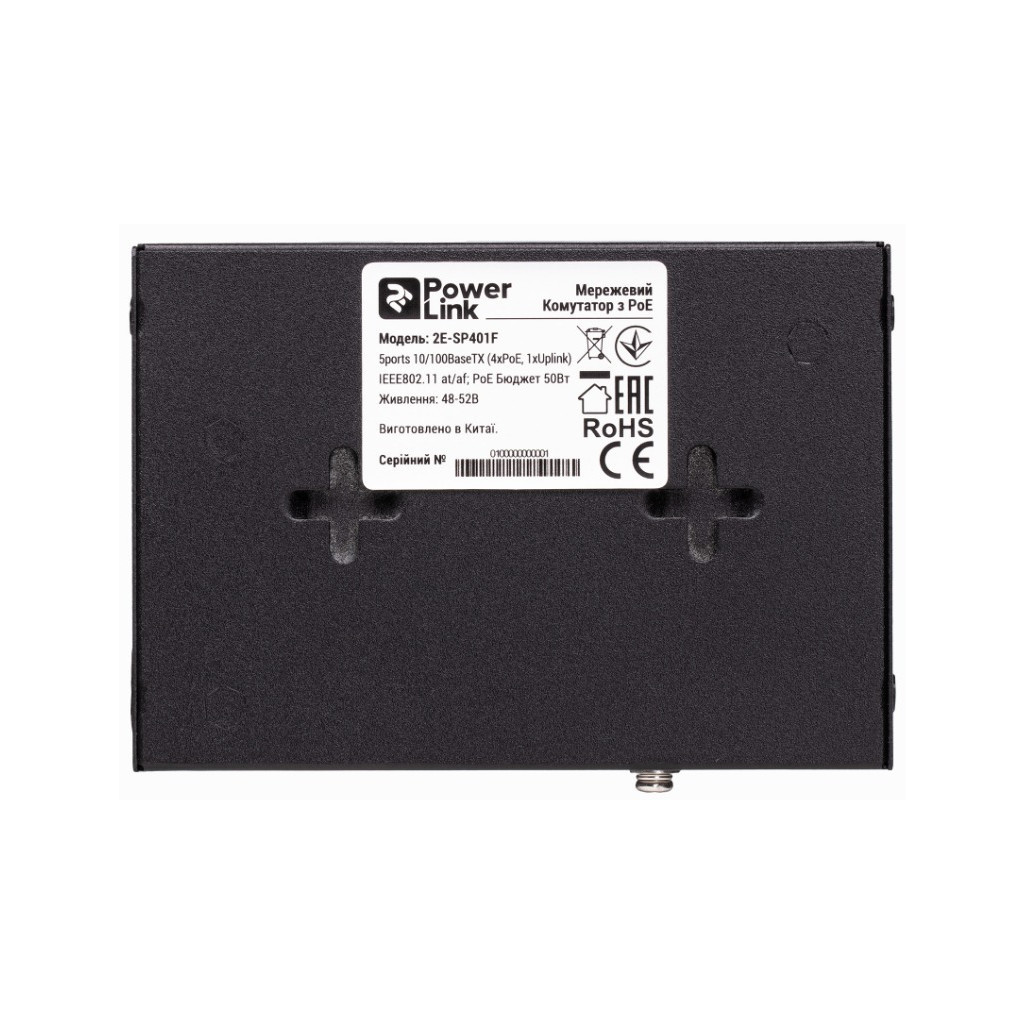 Комутатор мережевий 2E 2E-SP401F - зображення 4