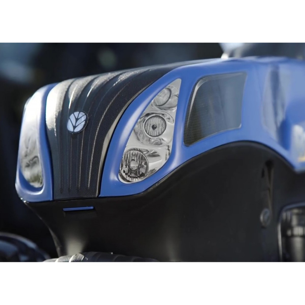 Веломобіль Falk New Holland трактор на педалях з причепом Синій (3090B) - изображение 6