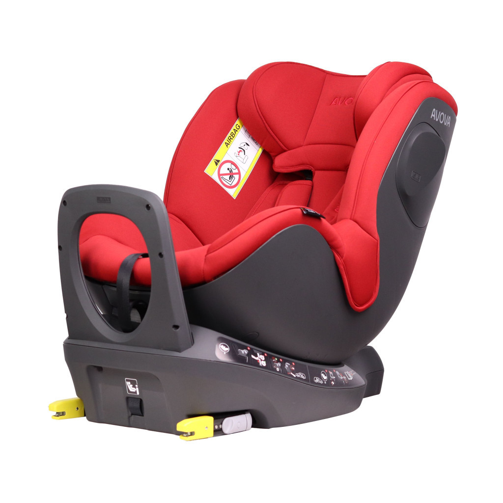 Автокрісло Avova Sperber-Fix i-Size 0-1 Maple Red (4260621465022) - зображення 9
