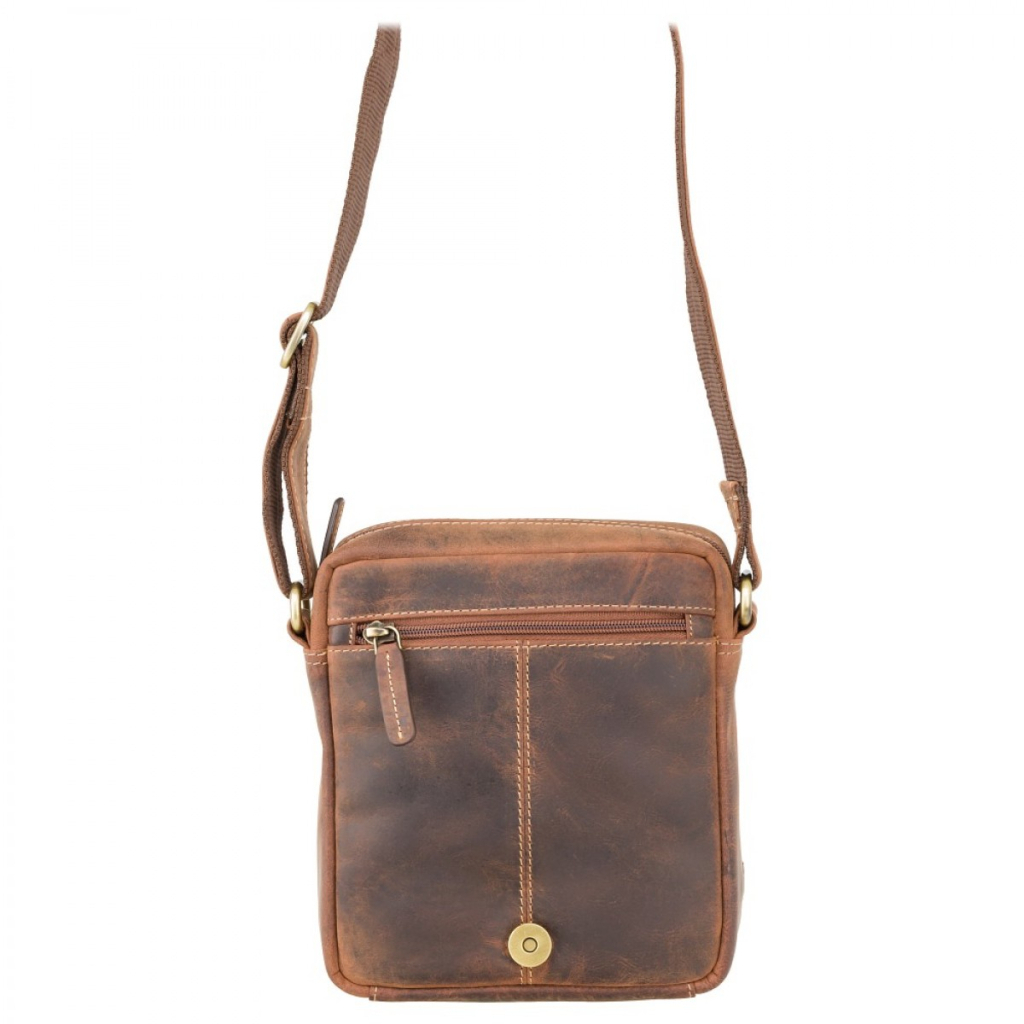 Сумка Visconti S7 Messenger Bag A5 Oil Tan (S7 OIL TAN) - зображення 4