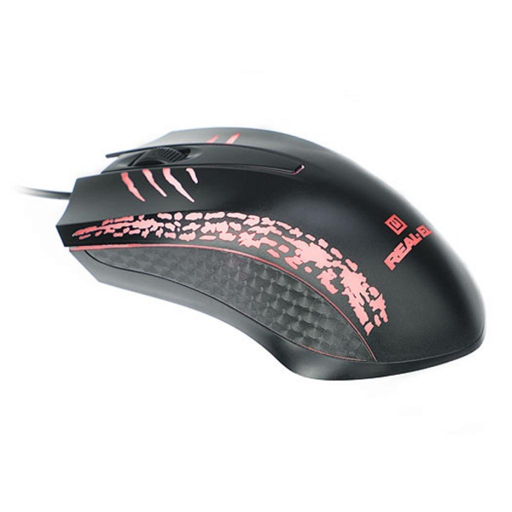 Мишка REAL-EL RM-503 Black - зображення 3