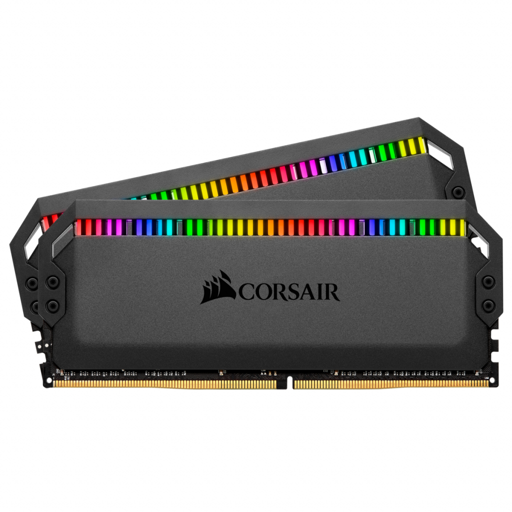 Модуль пам'яті для комп'ютера DDR4 16GB (2x8GB) 3600 MHz Dominator Platinum RGB Black Corsair (CMT16GX4M2K3600C16) - зображення 2