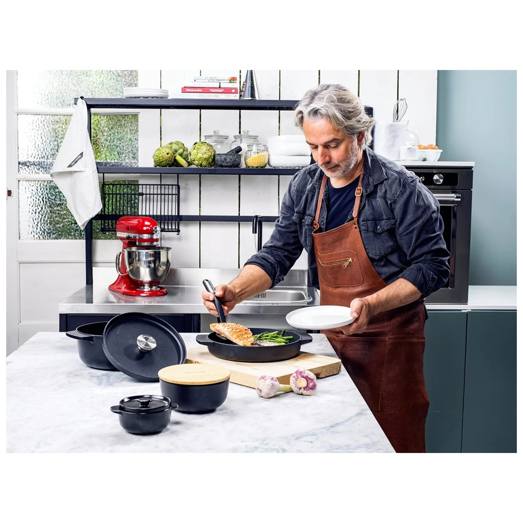 Сковорода KitchenAid Matte Oven-to-table гриль 26 см (CC004600-001) - зображення 5