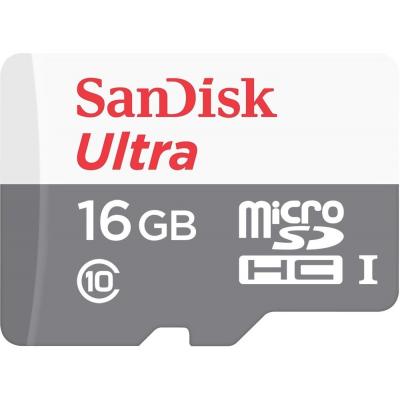 Карта пам'яті SanDisk 16GB microSD Class 10 UHS-I Ultra (SDSQUNS-016G-GN3MA) - зображення 2