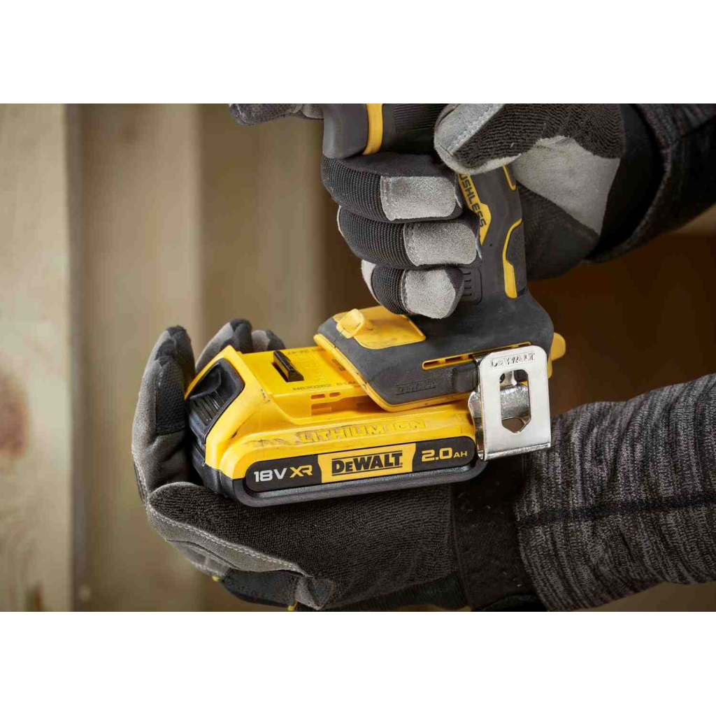 Шуруповерт DeWALT XR Li-Ion 18V 2x2Ah, 74 Нм, 0-450/0-1650 об/хв, 1.17 кг, TSTAK (DCD799D2T) - зображення 9