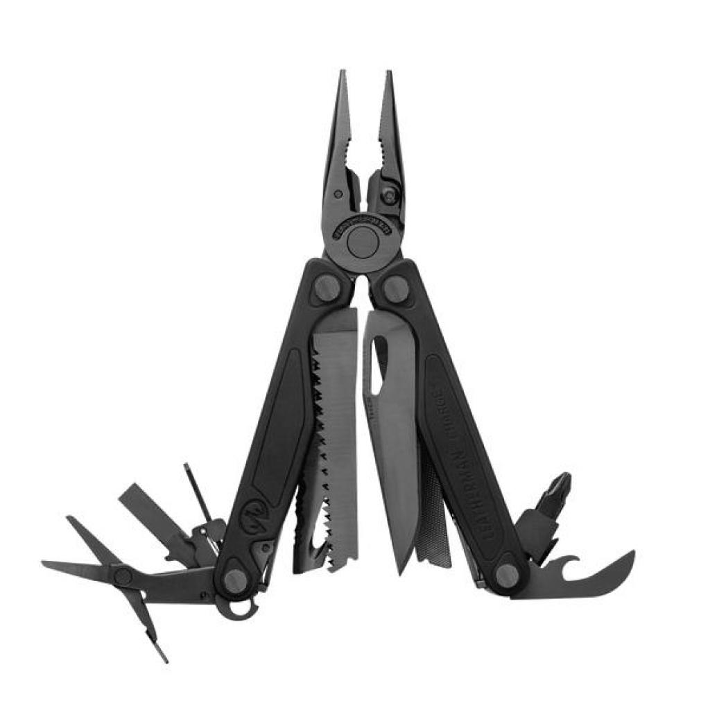 Мультитул Leatherman Charge Plus Black, синтетич. чехол, карт. кор., метрич. биты (832601) - зображення 1
