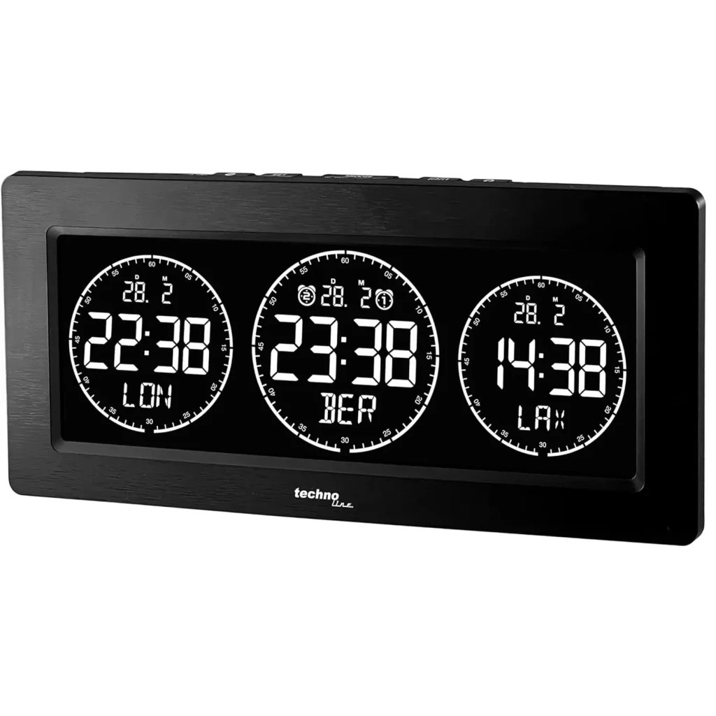 Настільний годинник Technoline WT458 Black (DAS302480) - зображення 3