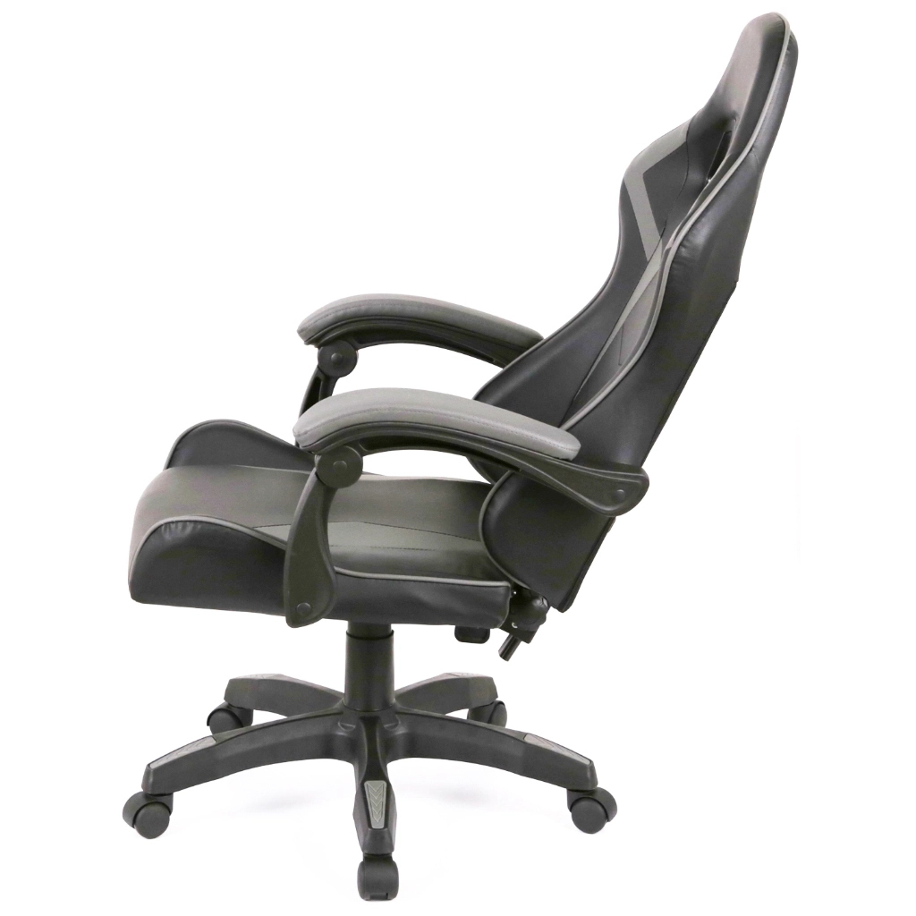 Крісло ігрове Аклас Бешкет ANF підліткове Чорний (PU-чорний/сірий) (00160338) - зображення 6