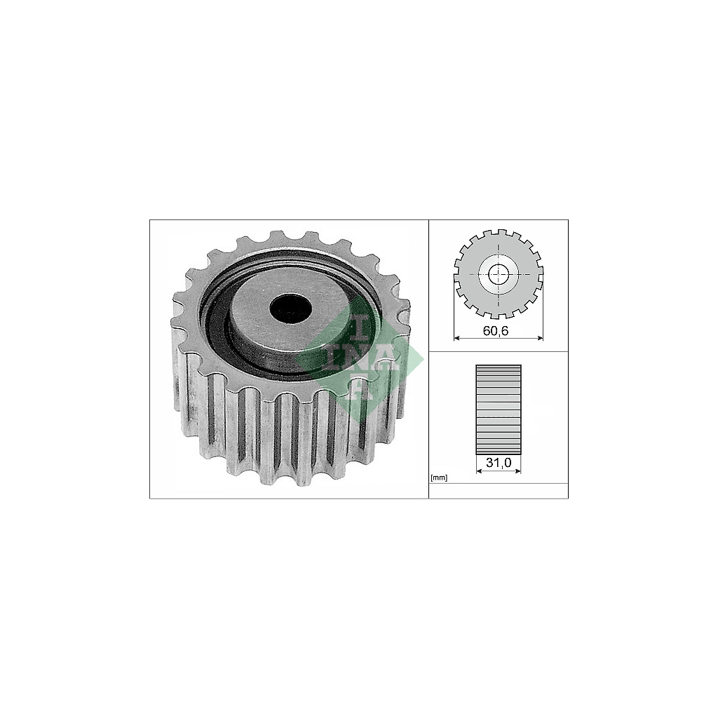 Ролик натягувача ременя INA 532 0220 10 - зображення 1