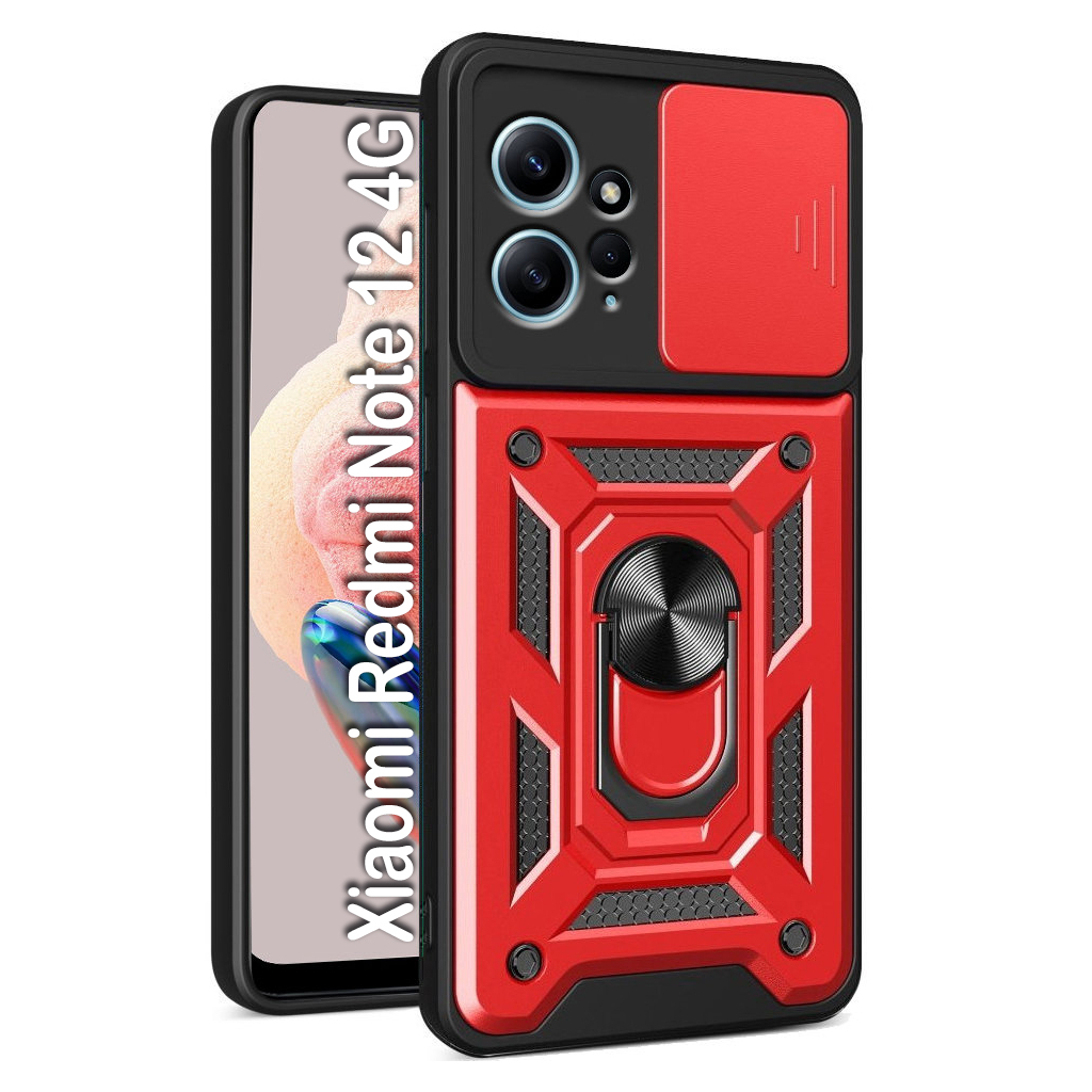 Чохол до мобільного телефона BeCover Military Xiaomi Redmi Note 12 4G Red (709158) - зображення 1
