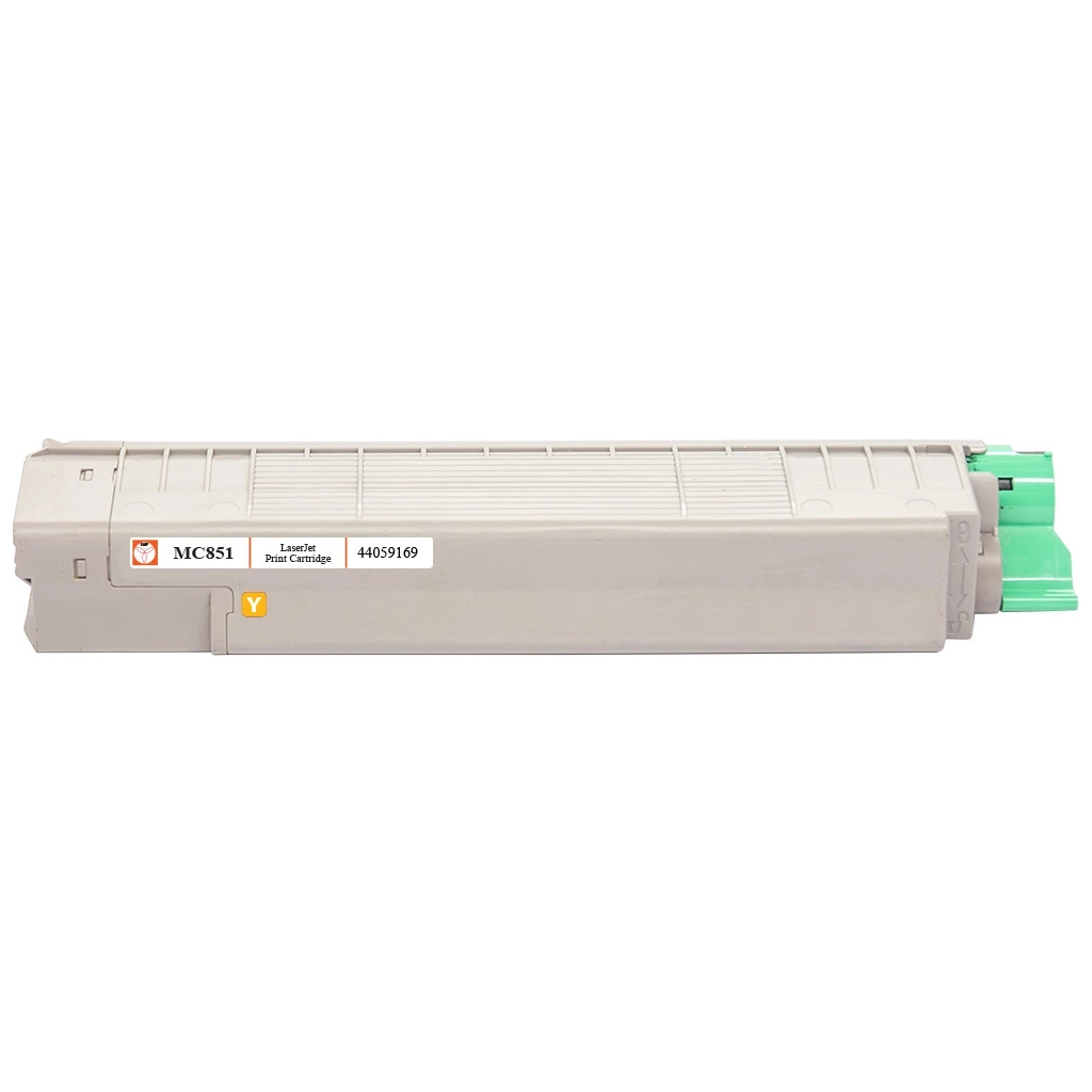 Тонер-картридж BASF OKI MC851/861/ 44059169 Yellow (KT-MC851Y) - изображение 3