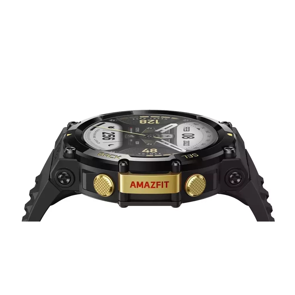 Смарт-годинник Amazfit T-REX 2 Astro Black Gold (955552) - зображення 7