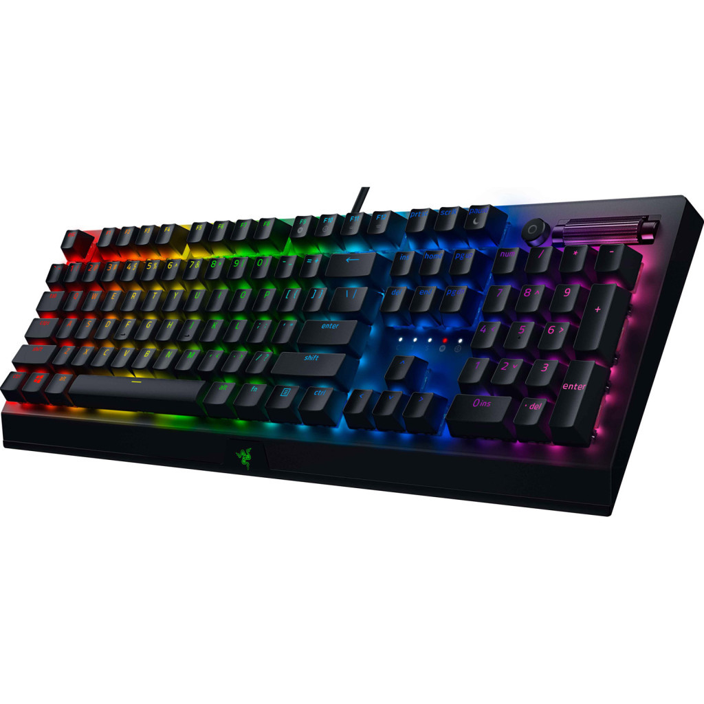Клавіатура Razer BlackWidow V3 Razer Yellow Switch Black RU (RZ03-03542100-R3R1) - зображення 4