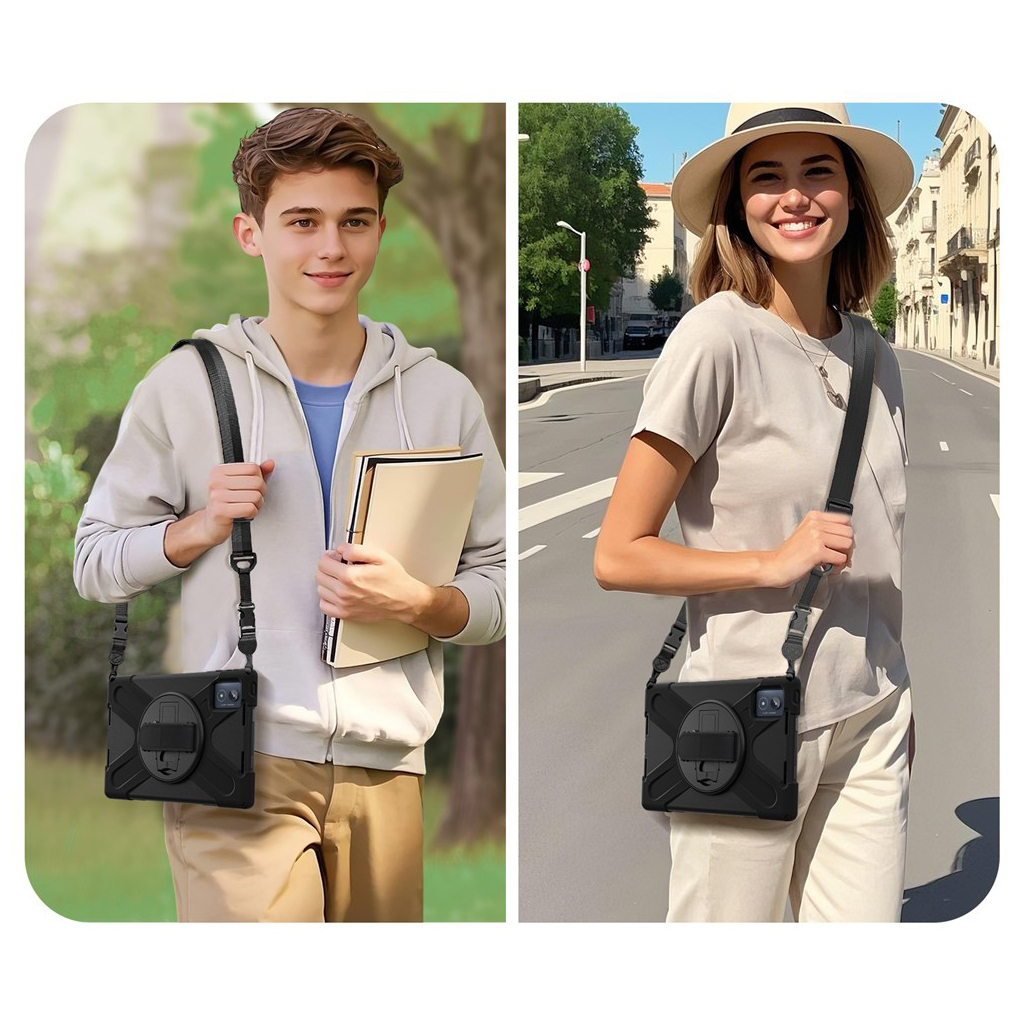 Чохол до планшета BeCover Heavy Duty Lenovo Tab K11 Plus TB-352F 11.45" Black (713635) - зображення 5