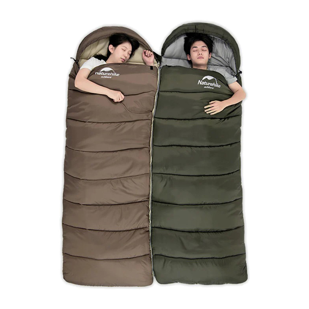 Спальний мішок Naturehike U150 NH20MSD07 Brown Right (6927595764381-R) - зображення 2