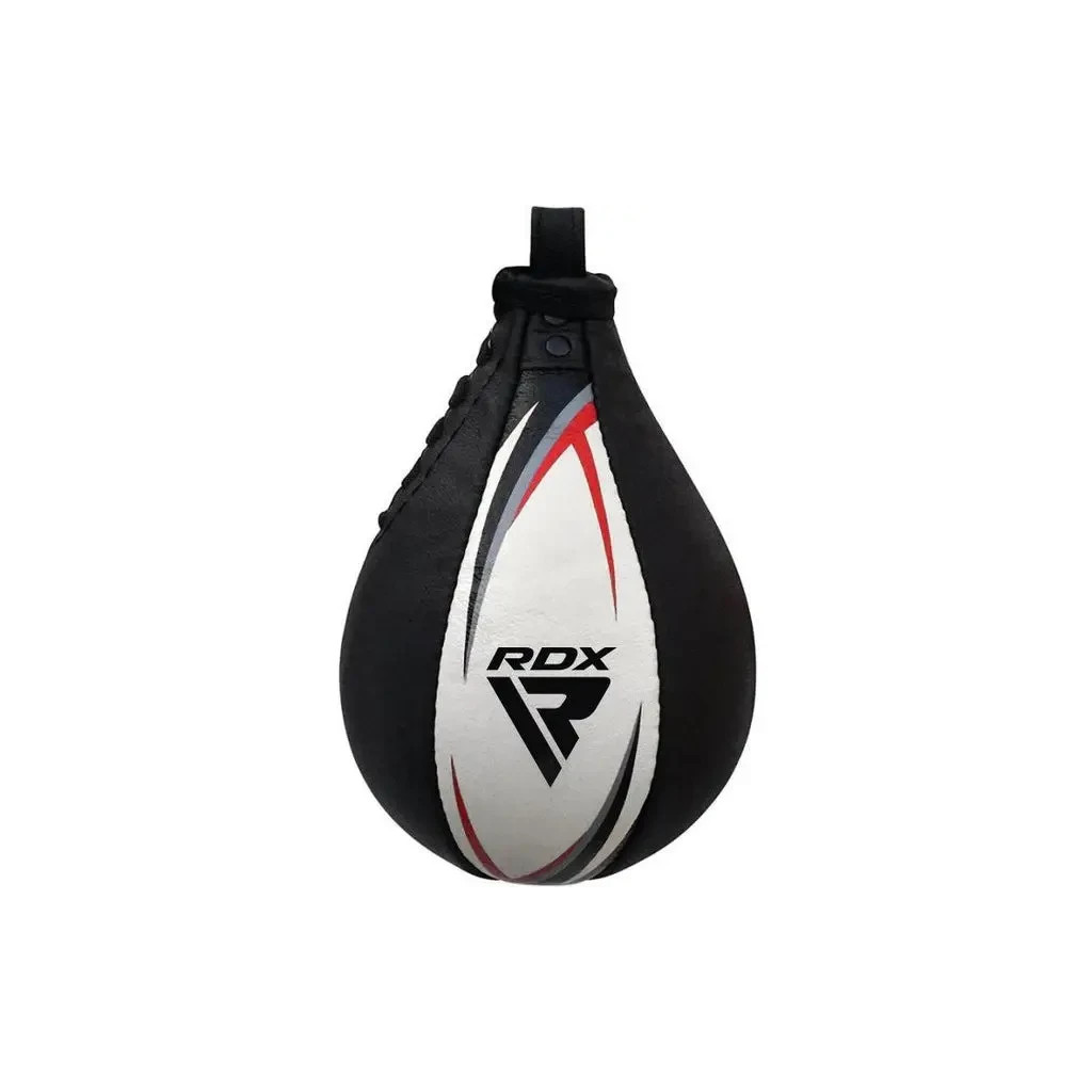 Груша боксерська RDX 2Y Boxing Speed Ball Leather Multi White/Red (2SBL-S2WR) - зображення 2