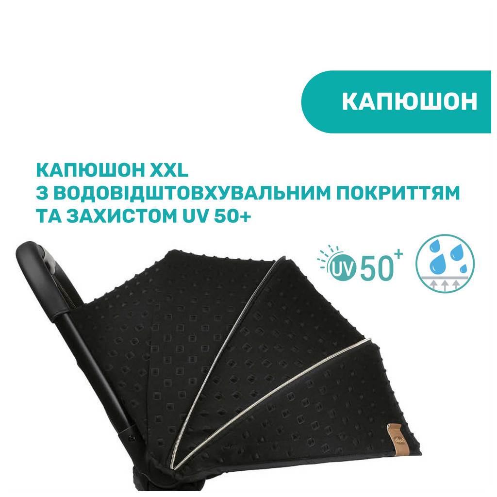 Коляска Chicco Goody Plus Black Re-Lux (79877.56) - зображення 5