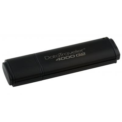 USB флеш накопичувач Kingston 8GB DataTraveler 4000 G2 Metal Black USB 3.0 (DT4000G2/8GB) - зображення 2
