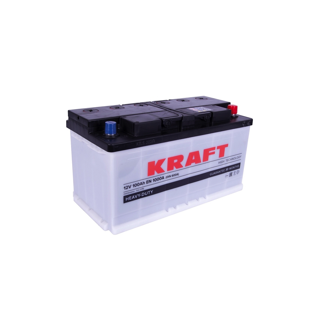 Акумулятор автомобільний KRAFT 100Ah (76325) - зображення 1