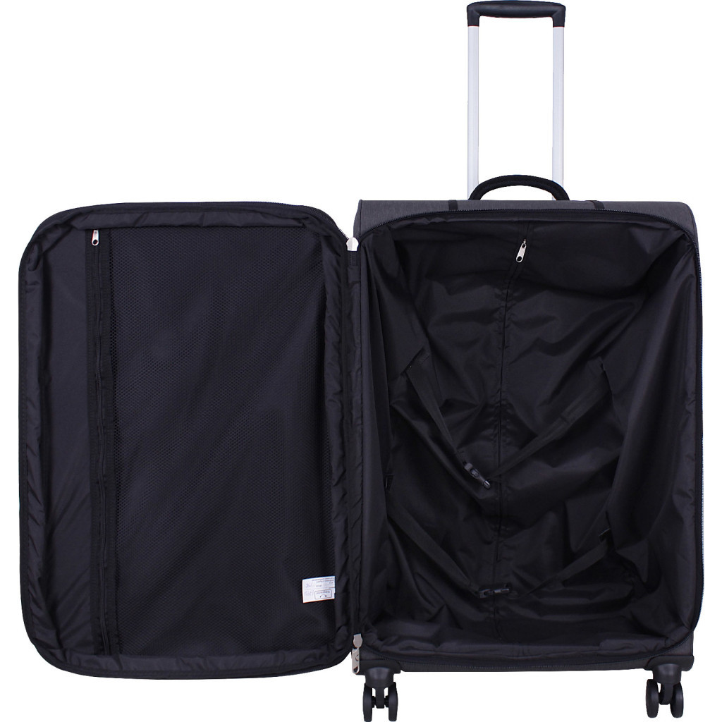 Валіза Bagland Валенсія велика 83 л. антрацит (003796927) (972915828) - зображення 6