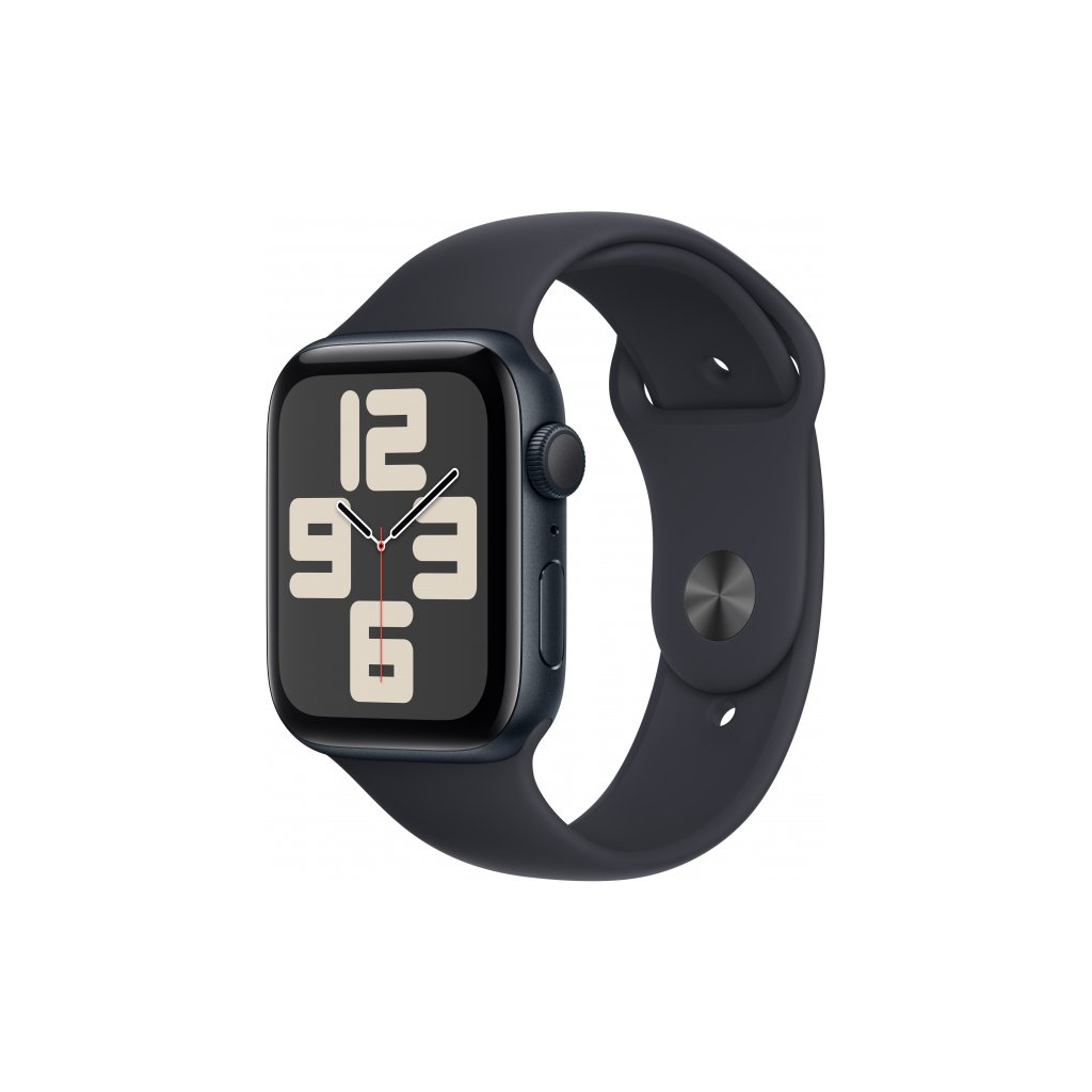Смарт-годинник Apple Watch SE 2023 GPS 44mm Midnight Aluminium Case with Midnight Sport Band - M/L (MRE93QP/A) - зображення 1