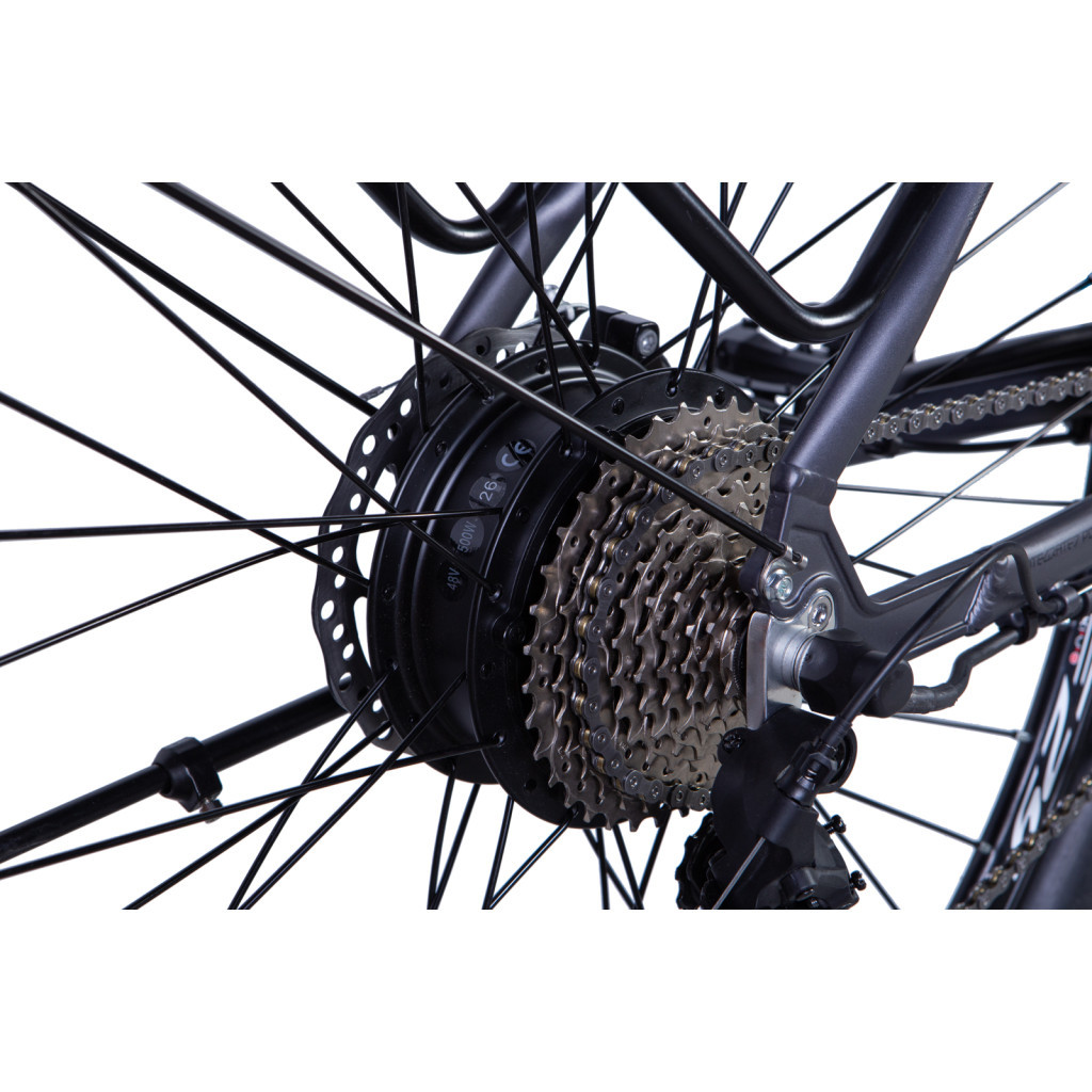 Електровелосипед Formula eCURSOR MAN AM 28" 20" 48B 17.5А*г AL 2024 Срiблястий (ELB-FR-28-012) - зображення 3