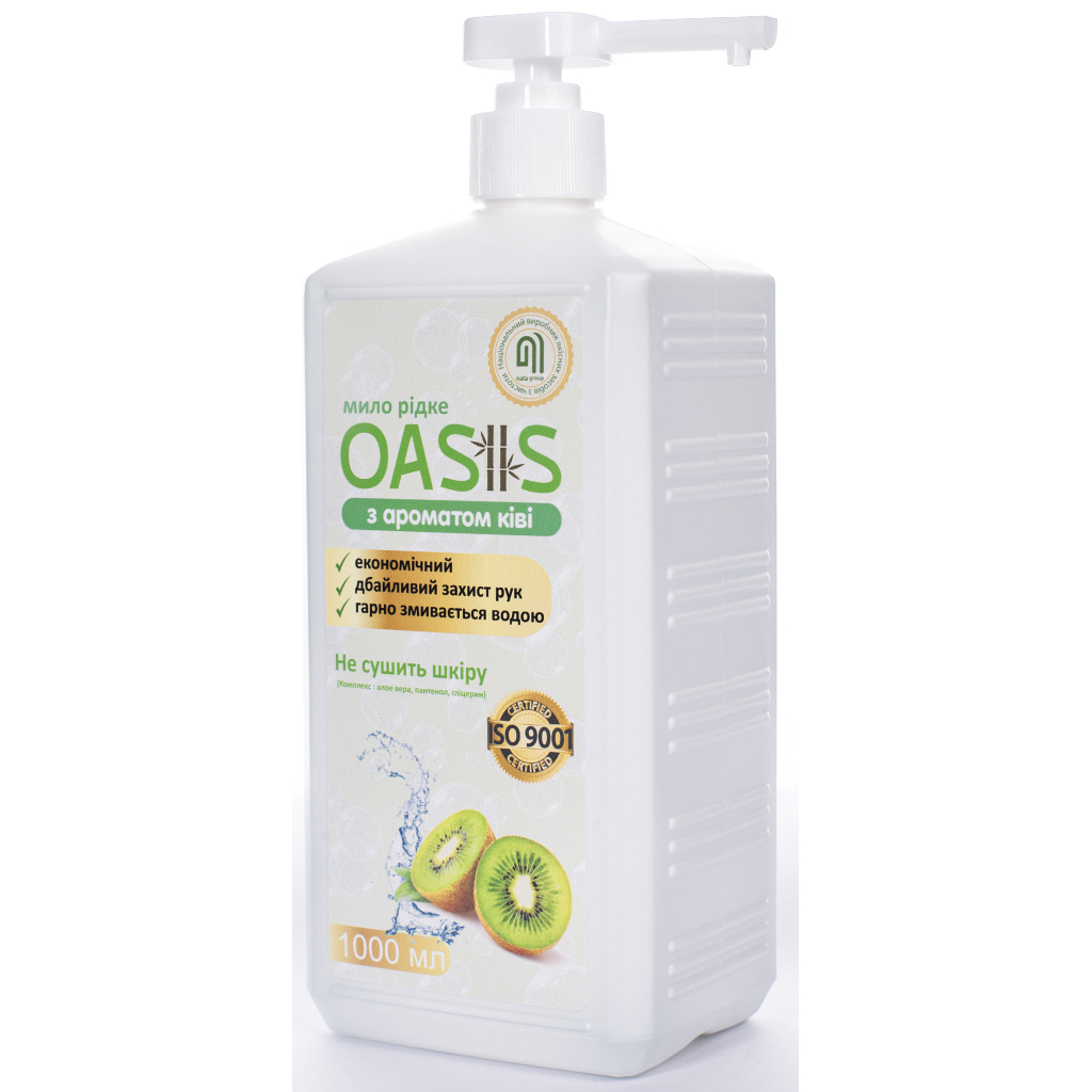 Рідке мило Nata Group Oasis З ароматом ківі 1000 мл (4823112601141) - зображення 2