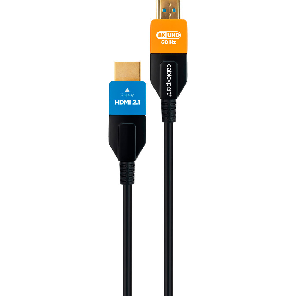 Кабель мультимедійний HDMI M to HDMI M 20.0m V2.1 8K60Hz/4K120Hz AOC Cablexpert (CC-HDMI8K-AOC-20M) - зображення 1