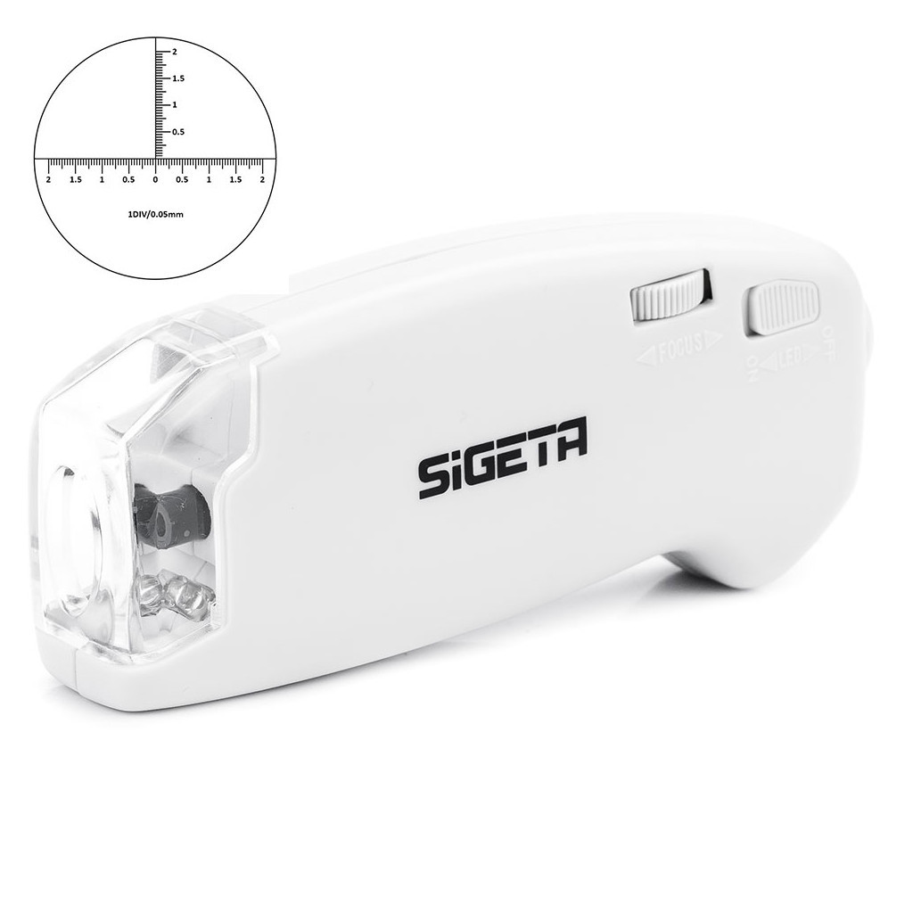 Мікроскоп Sigeta MicroGlass 40x R/T (зі шкалою) (65136) - зображення 1