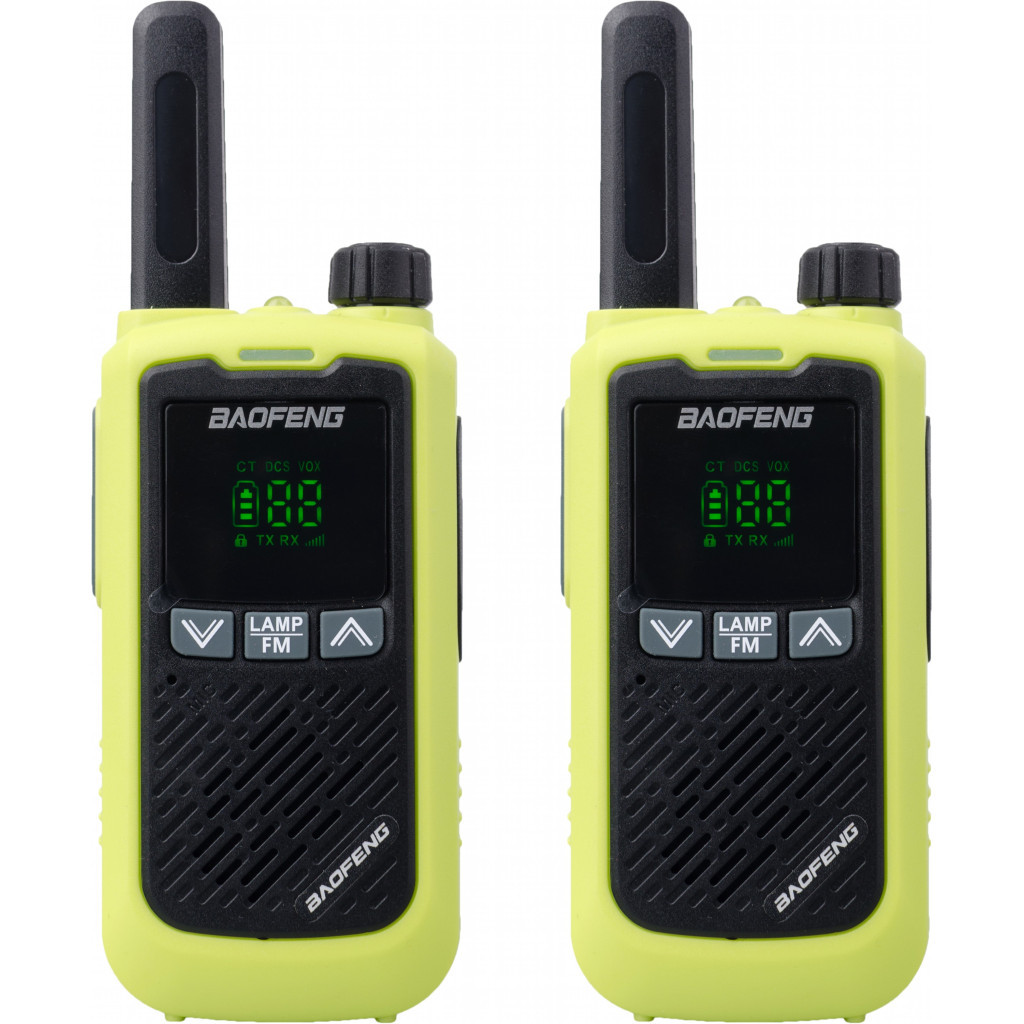 Портативна рація Baofeng BF-T17 Green Twin Pack - зображення 1