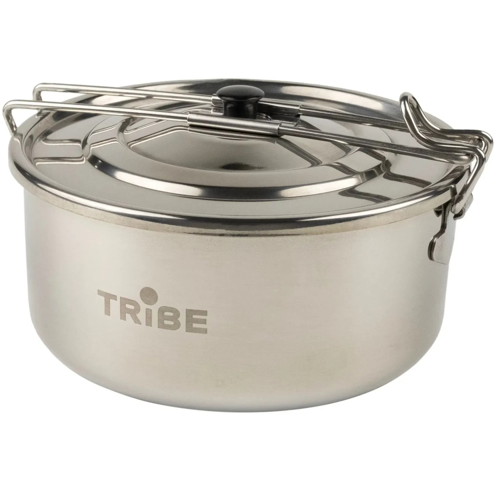 Котел туристичний Tribe Tourist Pot 0,9 л сталевий (T-FH-0007-metal) - изображение 2
