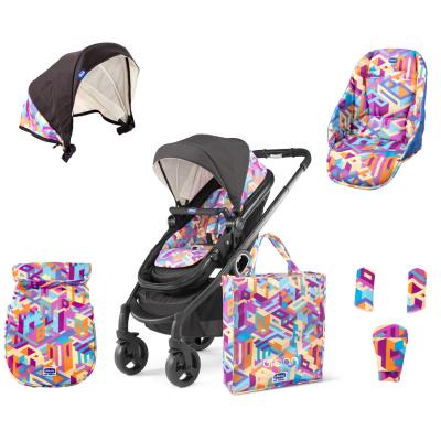 Набір текстилю для коляски Chicco Urban Itty Bitty City (79337.70) - зображення 1