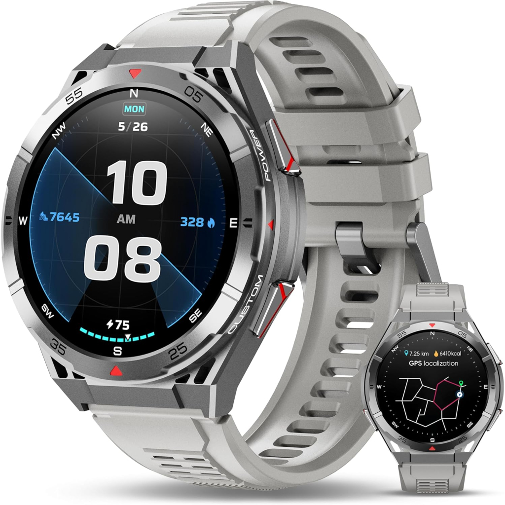 Смарт-годинник OUKITEL BT12 Grey (6931940789585) - изображение 1