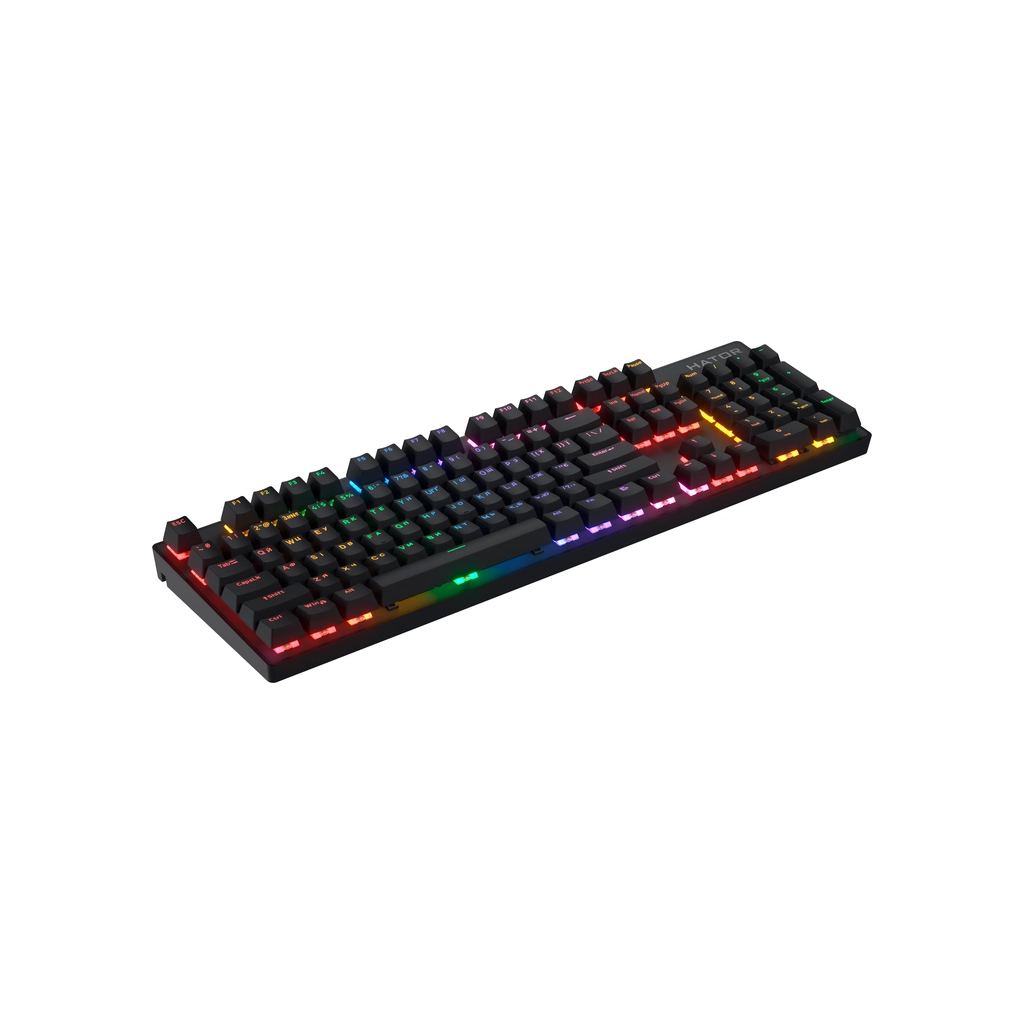 Клавіатура Hator Icefall Mecha Rainbow Wireless/USB Black (HTK204UA) - зображення 4